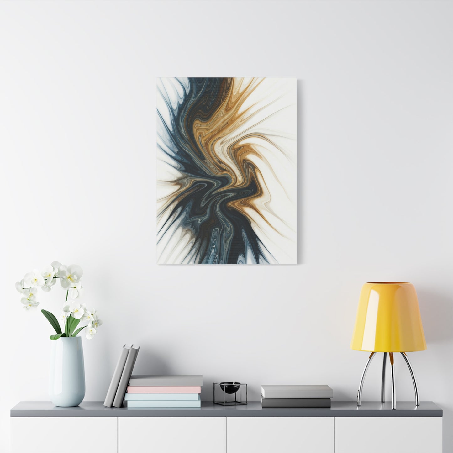 Gilded Current Flow Wall Art & Canvas Prints