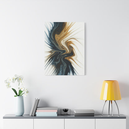 Gilded Current Flow Wall Art & Canvas Prints