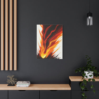 Rising Flame Abstract Wall Art & Canvas Prints