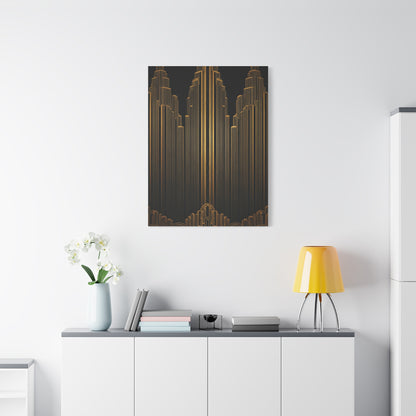 Golden Metropolis Towers Wall Art & Canvas Prints