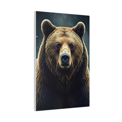 Geometric Style Brown Bear Wall Art & Canvas Prints