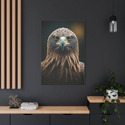 Intense Golden Eagle Close-Up Wall Art & Canvas Prints