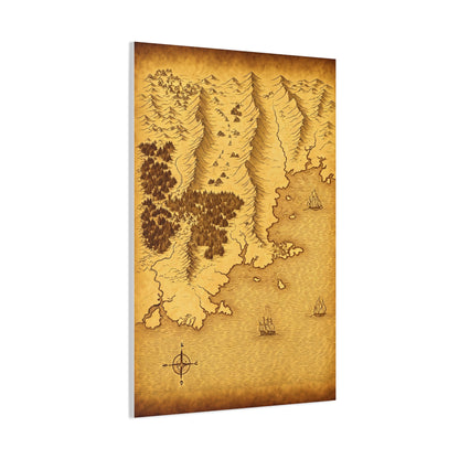 Antique Compass World Map Wall Art & Canvas Prints