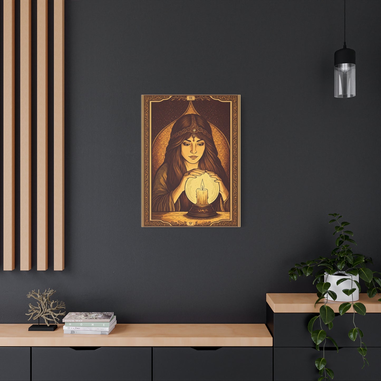 Mystic Candle Seer Wall Art & Canvas Prints