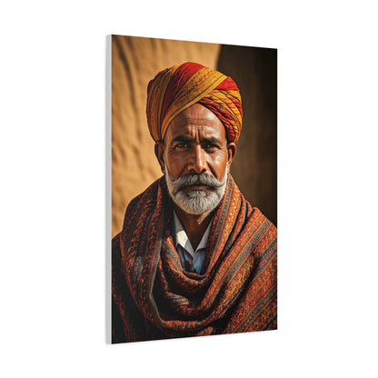 Desert Heritage Elder Portrait Wall Art & Canvas Prints