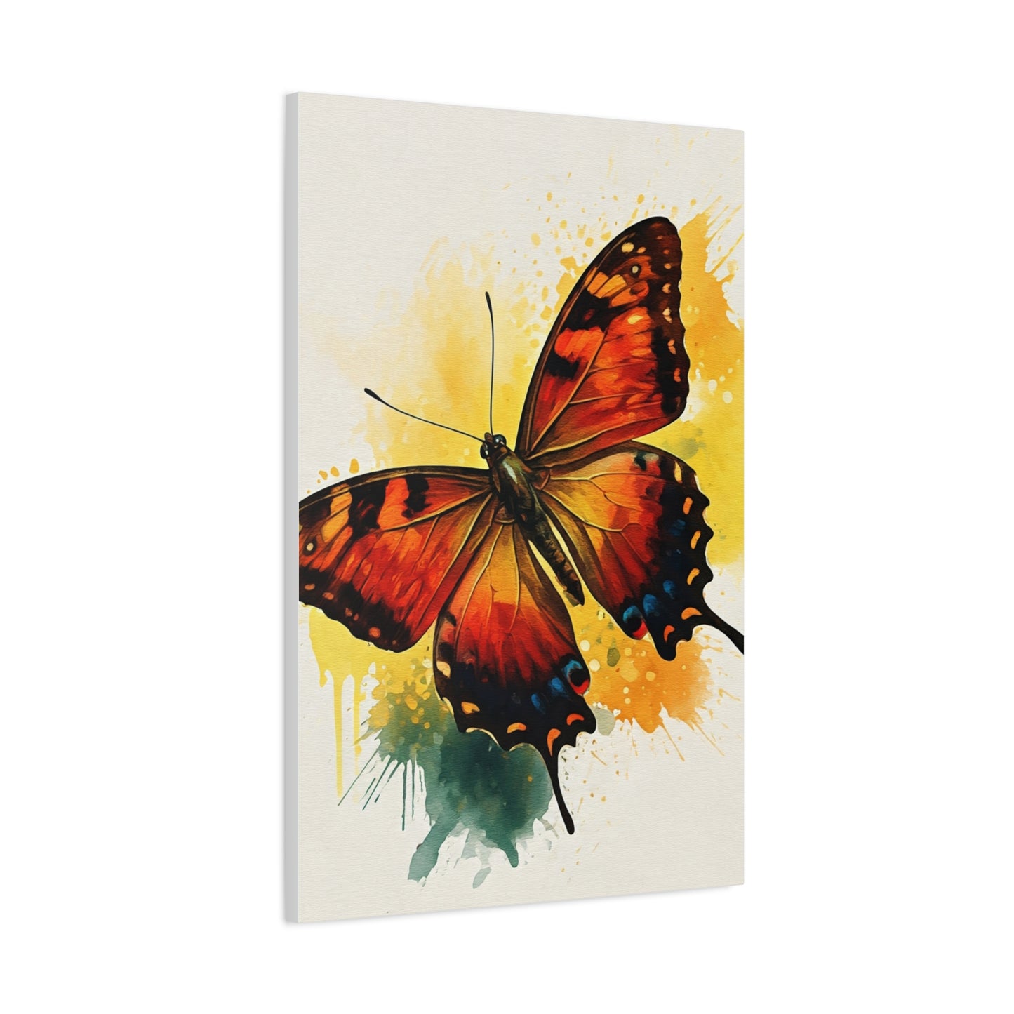 Abstract Flying Butterfly Art Wall Art & Canvas Prints