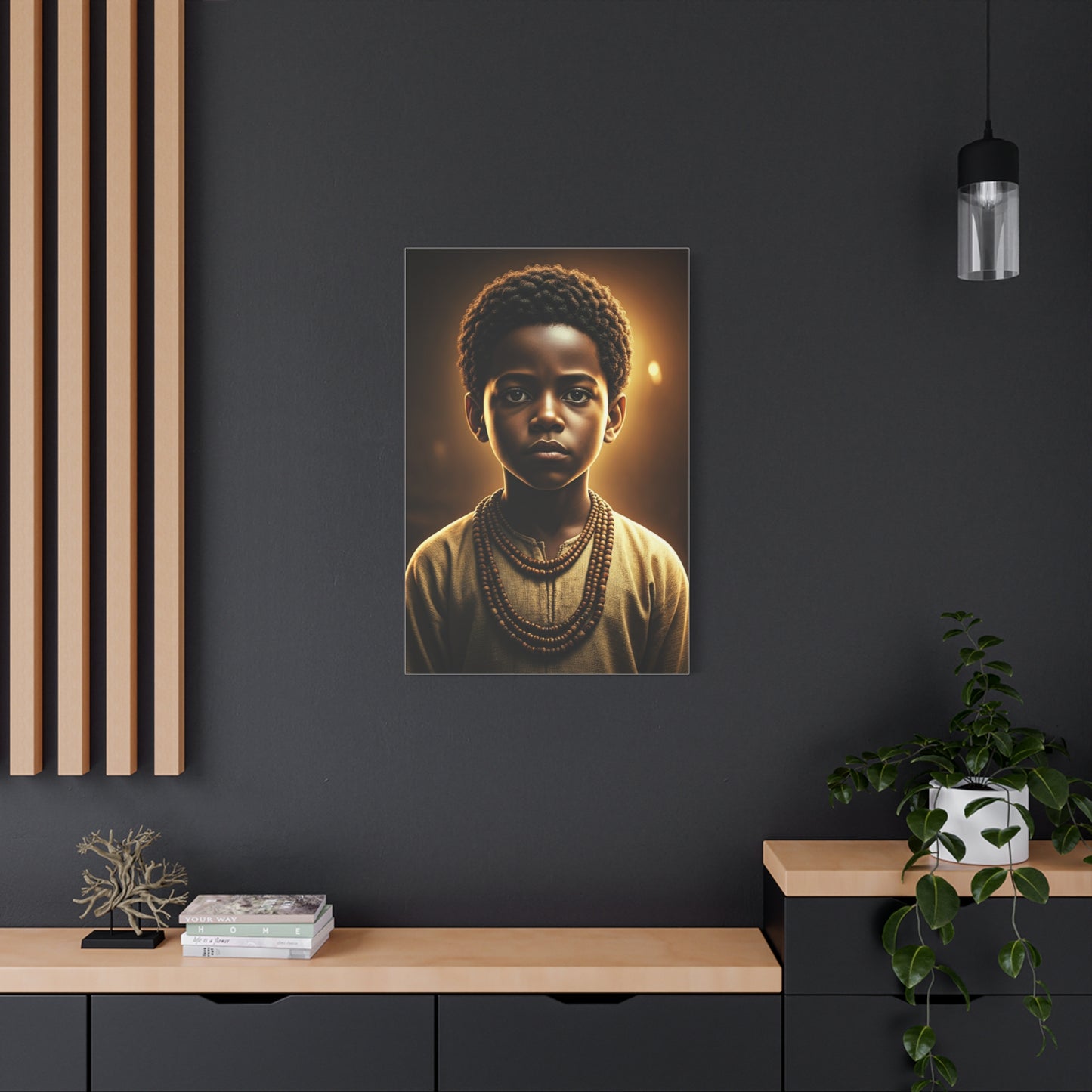 Golden Innocence Portrait Wall Art & Canvas Prints