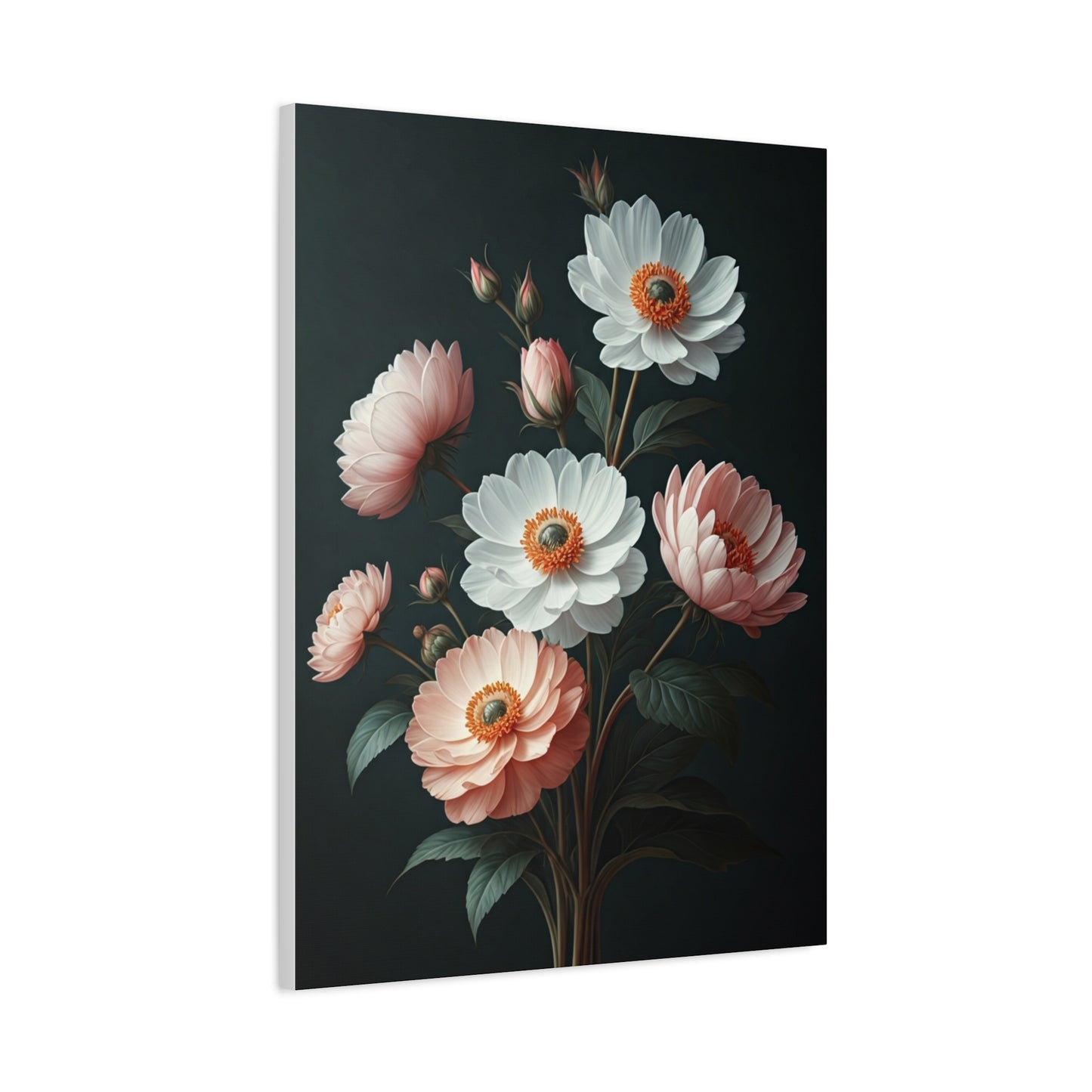 Midnight Bloom Elegance Wall Art & Canvas Prints