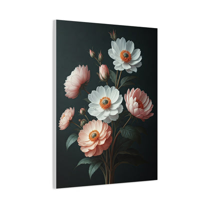Midnight Bloom Elegance Wall Art & Canvas Prints