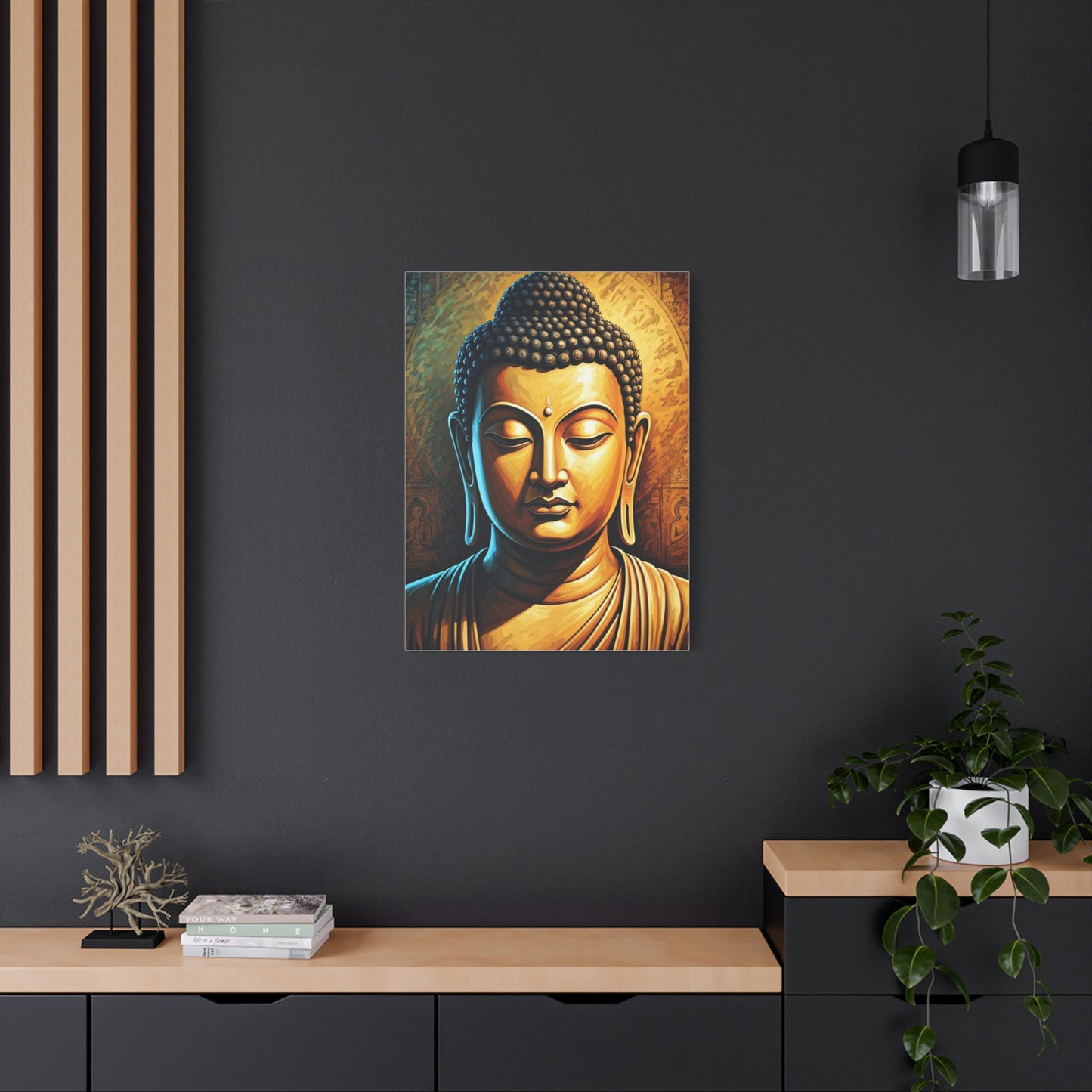 Temple Light Buddha Artwork Wall Art & Canvas Prints