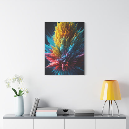Vibrant Energy Bloom Abstract Wall Art & Canvas Prints