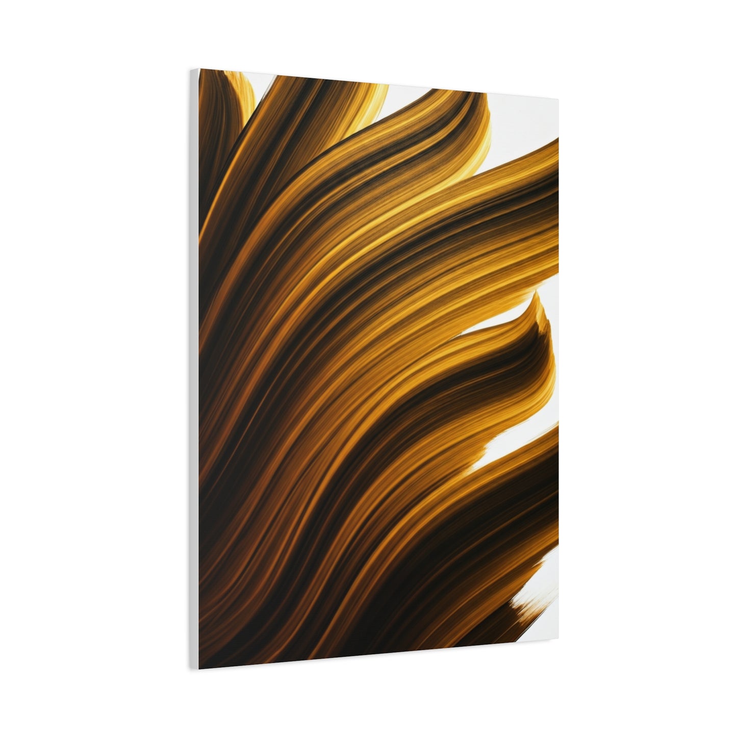 Golden Flux Motion Abstract Wall Art & Canvas Prints