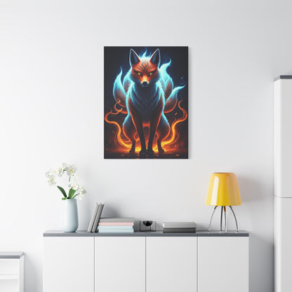 Spirit Flame Fox Wall Art & Canvas Prints