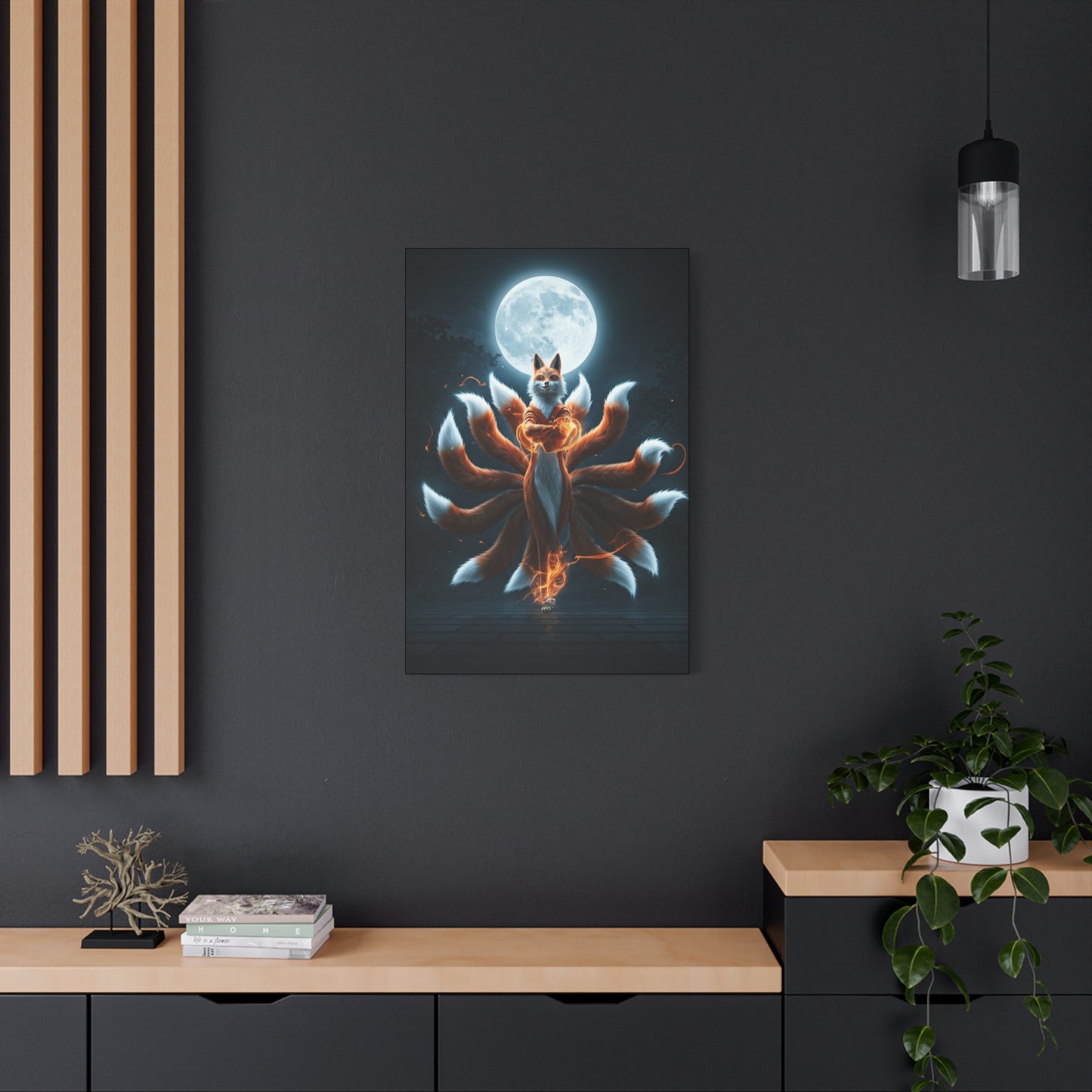 Lunar Fox Spirit Wall Art & Canvas Prints