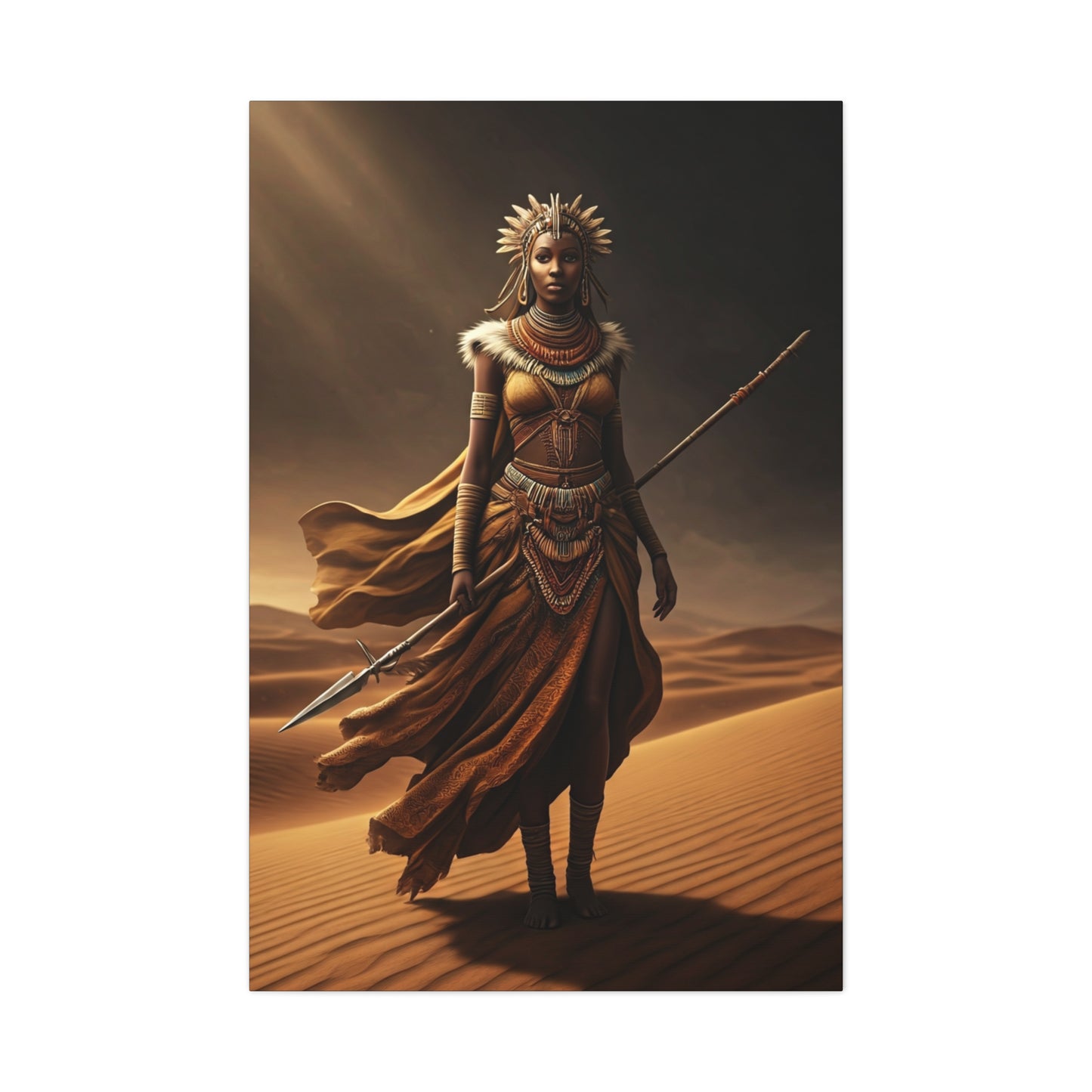 Desert Warrior Goddess Wall Art & Canvas Prints