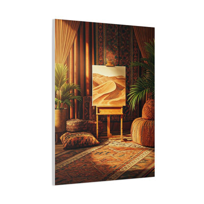 Bohemian Desert Studio Interior Wall Art & Canvas Prints