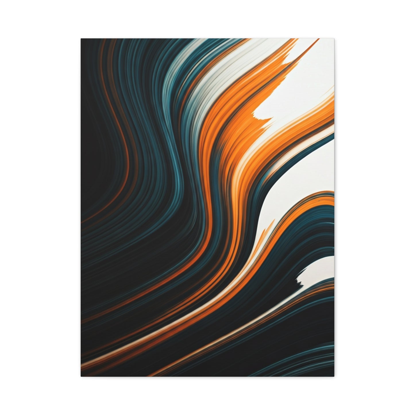 Dark Streamline Abstract Wall Art & Canvas Prints