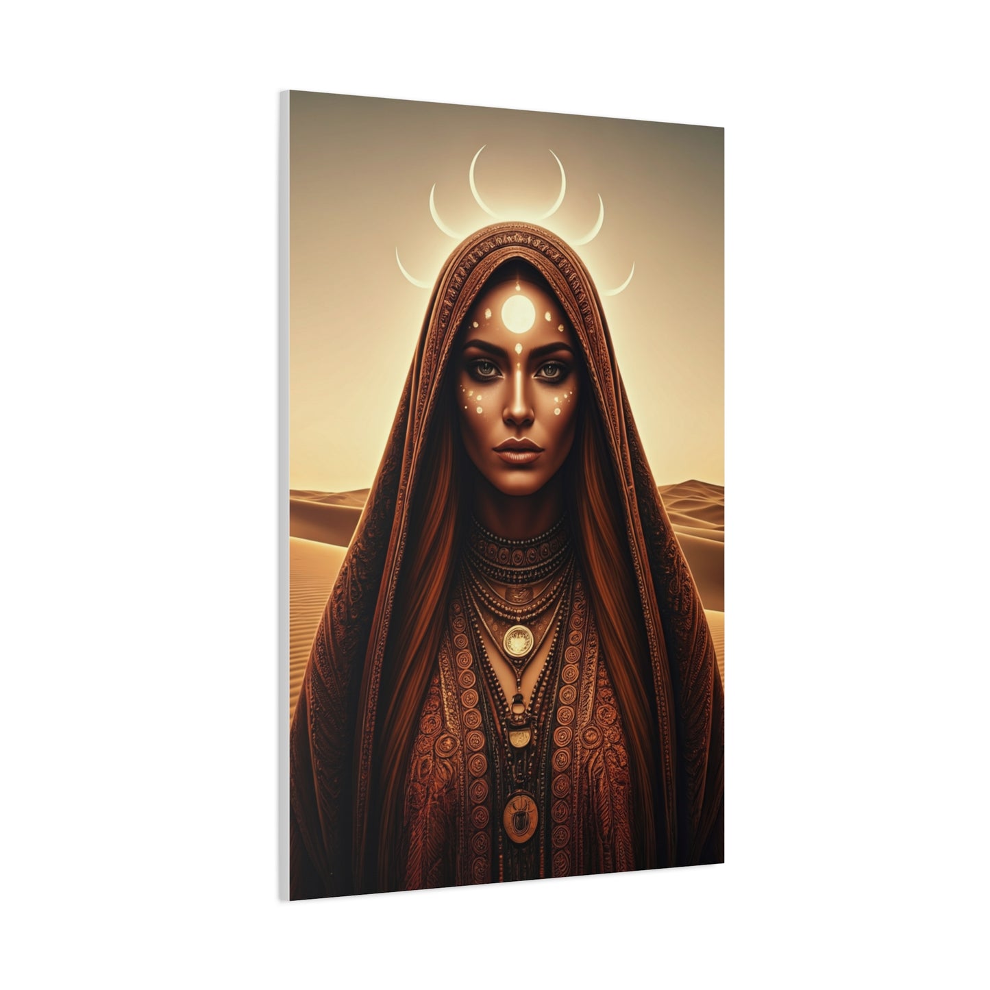 Moonlit Desert Priestess Wall Art & Canvas Prints
