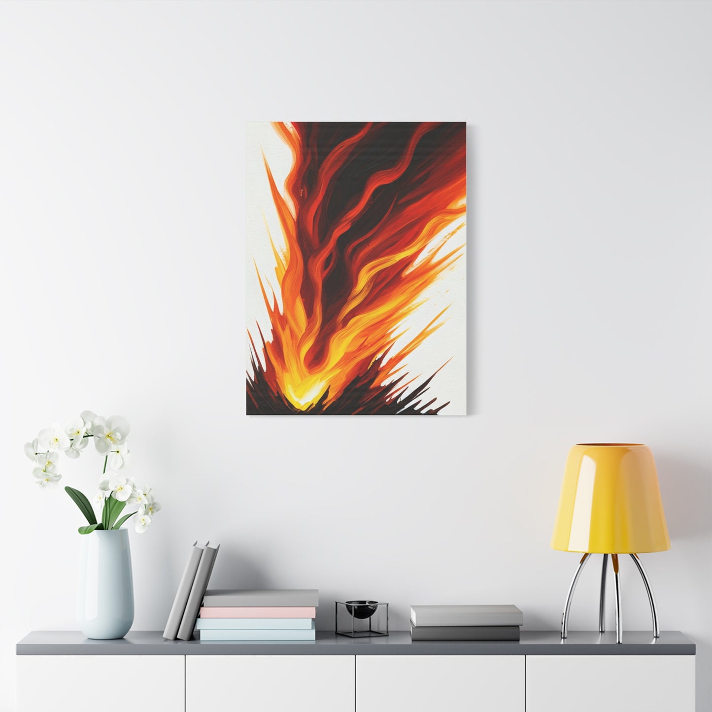 Rising Flame Abstract Wall Art & Canvas Prints
