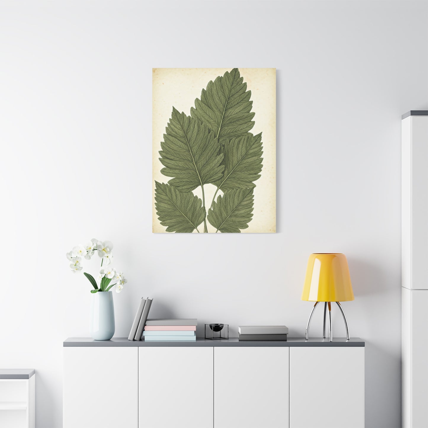 Vintage Leaf Study Illustration Wall Art & Canvas Prints
