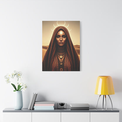 Moonlit Desert Priestess Wall Art & Canvas Prints