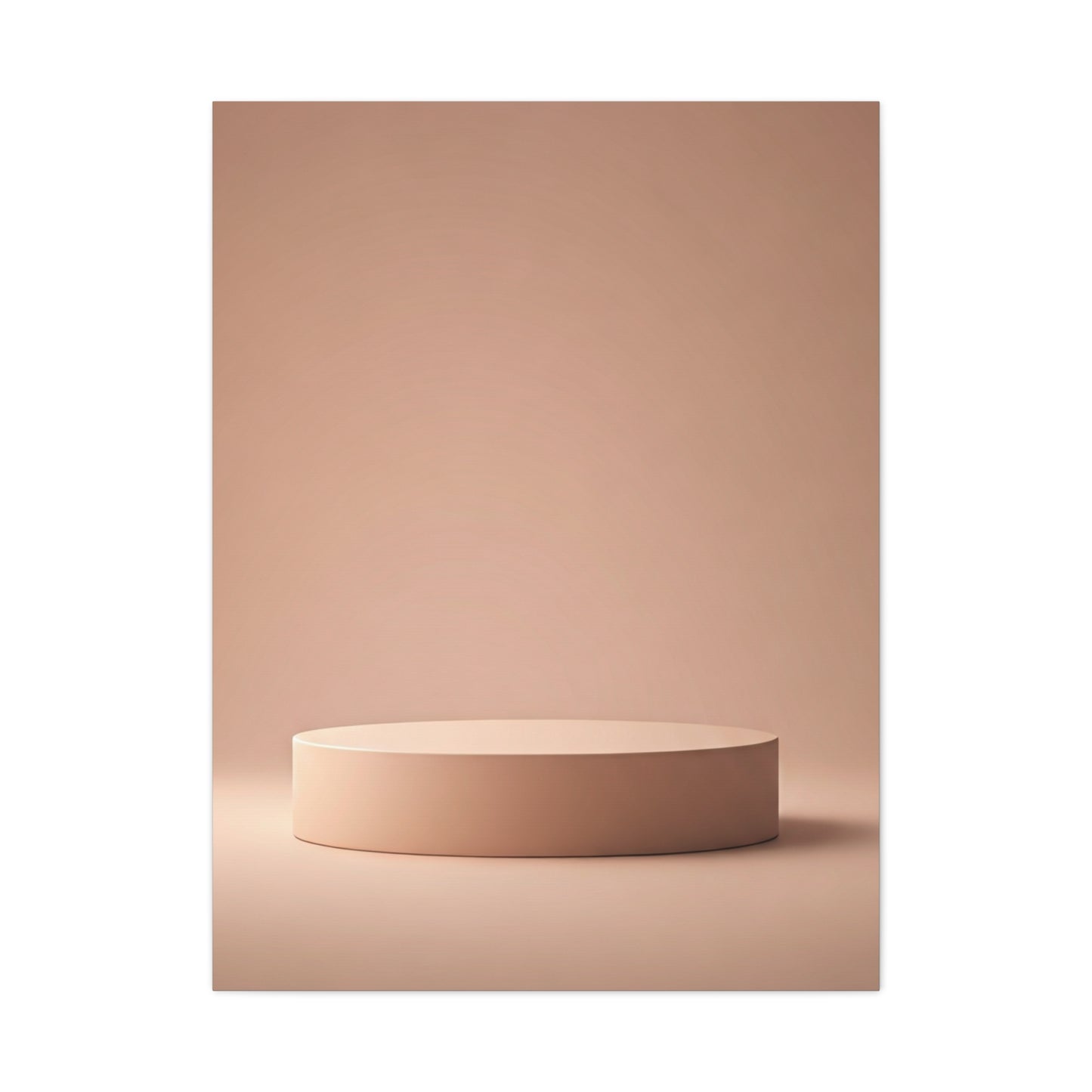 Soft Round Pedestal Minimal Display Wall Art & Canvas Prints