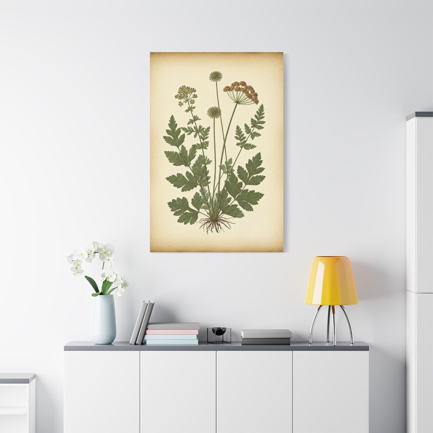 Antique Herbal Arrangement Wall Art & Canvas Prints