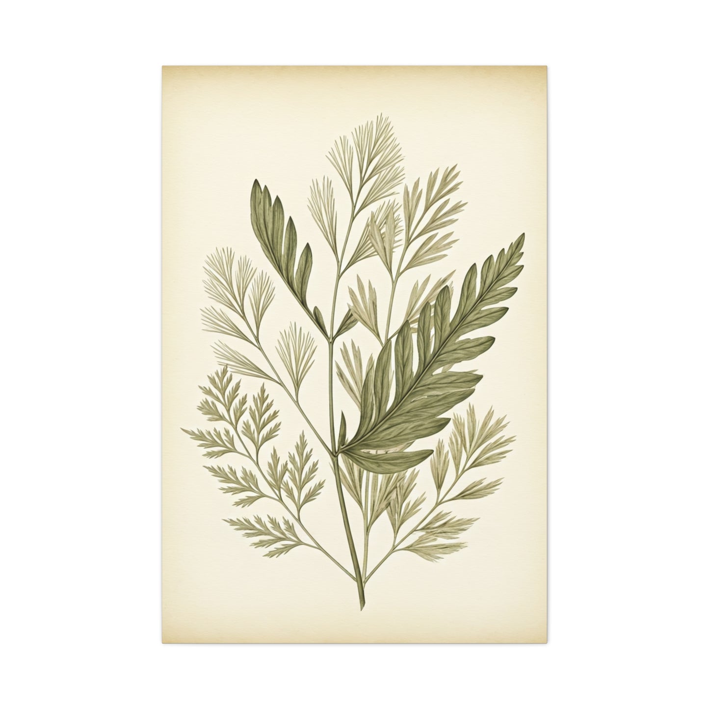 Wild Leaf Collection Illustration Wall Art & Canvas Prints