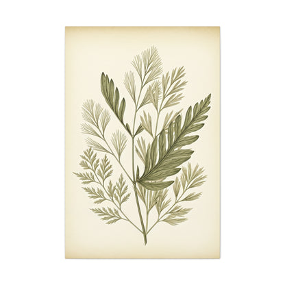 Wild Leaf Collection Illustration Wall Art & Canvas Prints