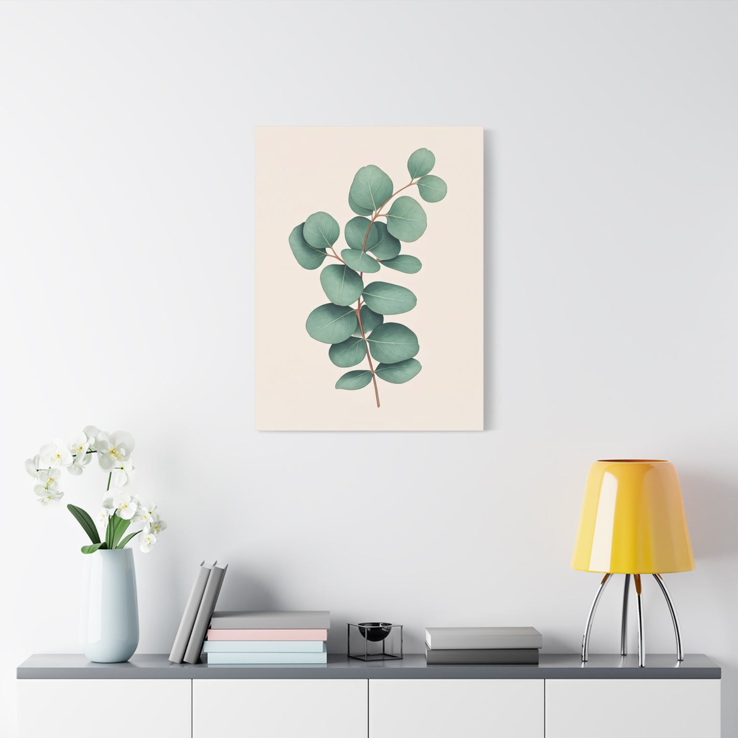 Eucalyptus Stem Soft Botanical Wall Art & Canvas Prints