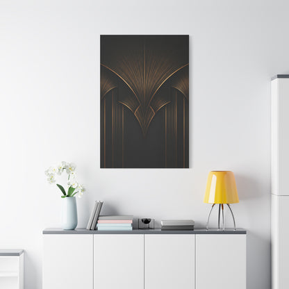 Golden Fan Vault Deco Wall Art & Canvas Prints