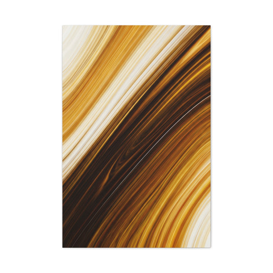 Dark Gold Stream Abstract Wall Art & Canvas Prints