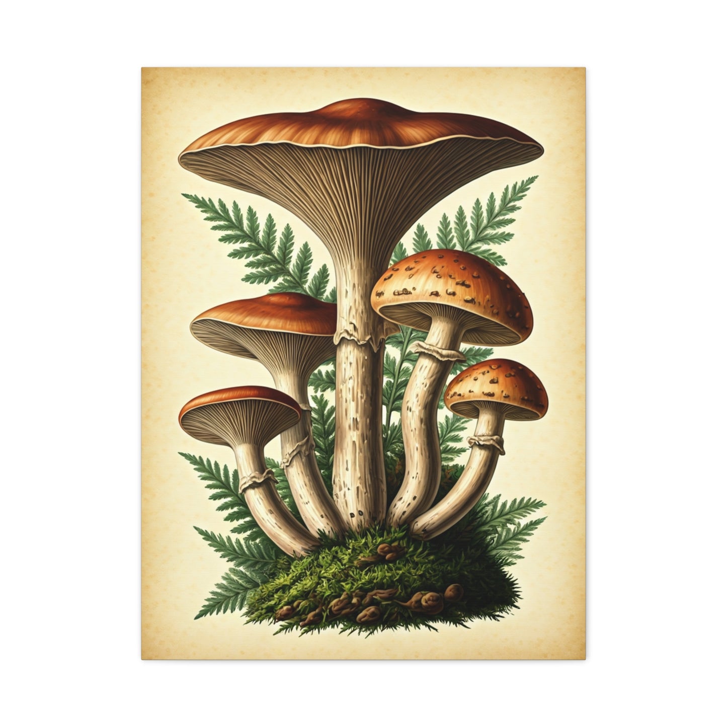 Mushroom Illustration Collection Wall Art & Canvas Prints