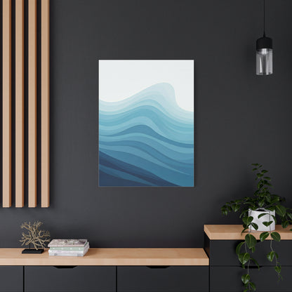 Layered Ocean Waves Abstract Wall Art & Canvas Prints