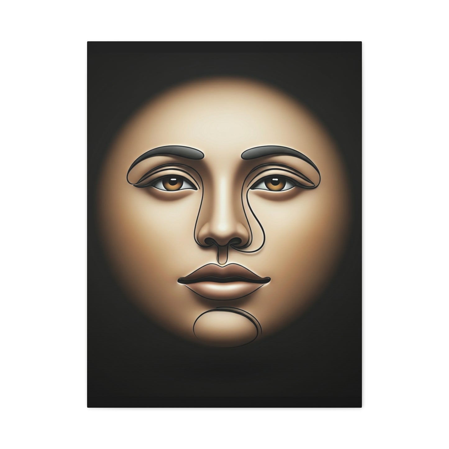 Ethereal Muse Portrait Wall Art & Canvas Print