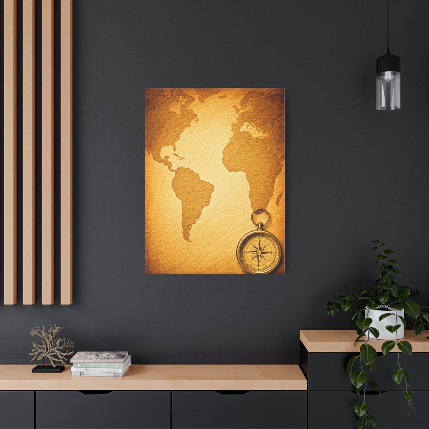 Compass Adventure World Map Wall Art & Canvas Prints