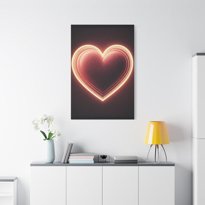 Glowing Heart Aura Wall Art & Canvas Prints