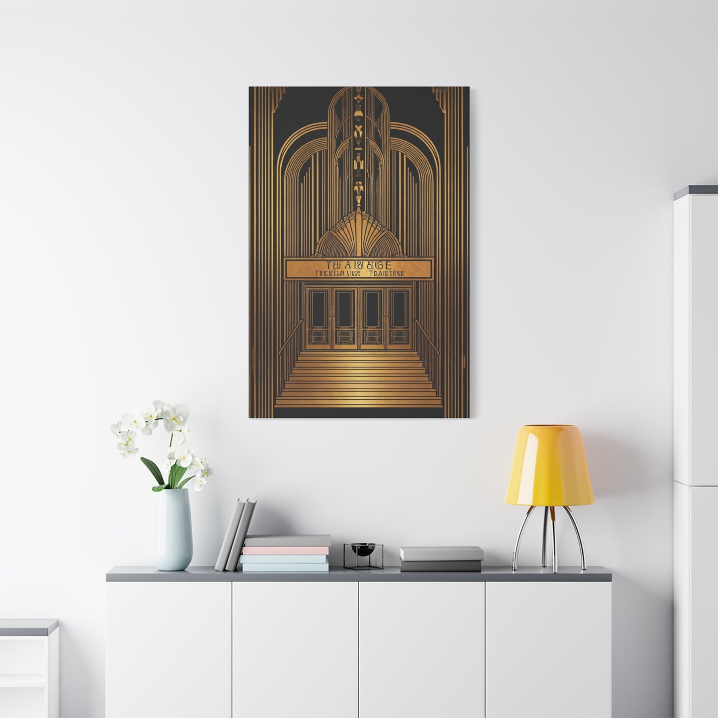 Grand Theatre Entrance Art Deco Wall Art & Canvas Prints