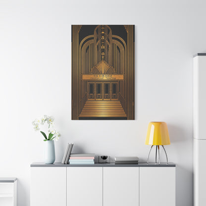 Grand Theatre Entrance Art Deco Wall Art & Canvas Prints