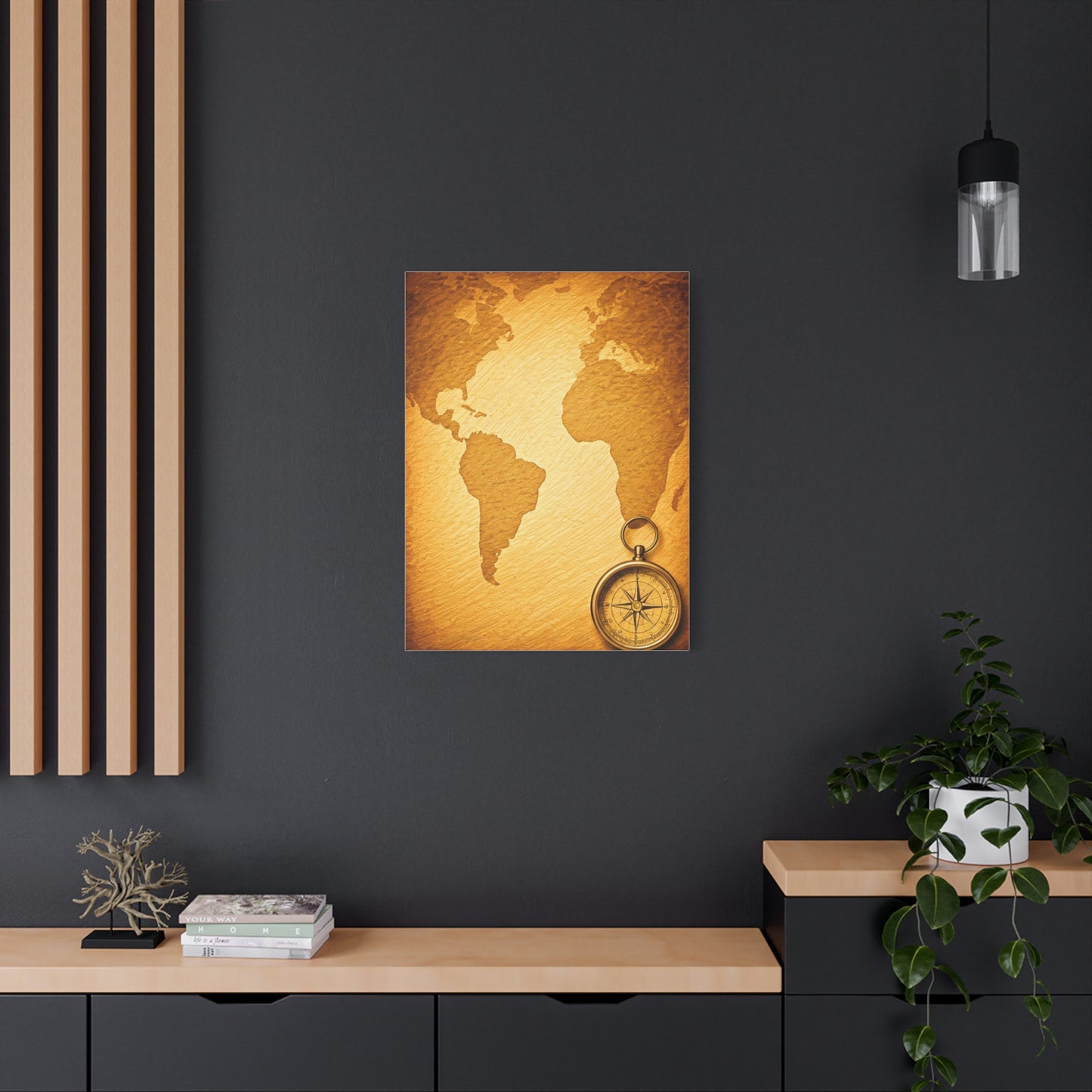 Compass Adventure World Map Wall Art & Canvas Prints