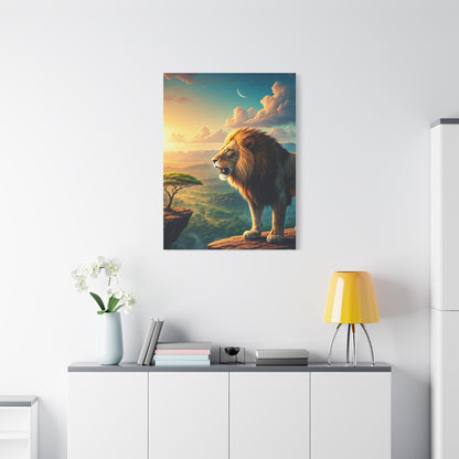 Lion Over the Horizon Majesty Wall Art & Canvas Prints