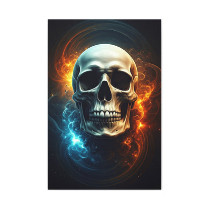 Elemental Duality Skull Wall Art & Canvas Prints