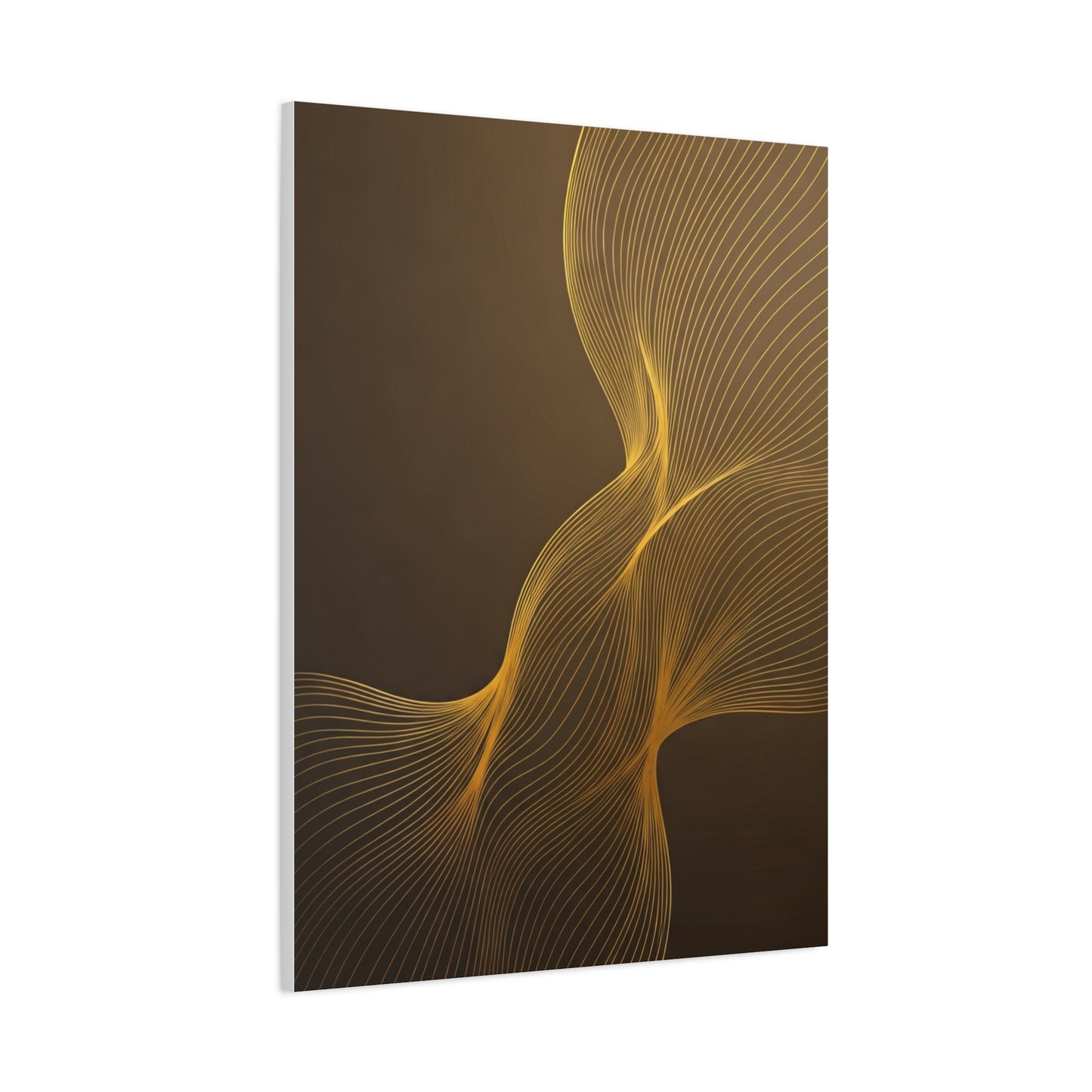 Golden Flow Light Abstract Wall Art & Canvas Prints