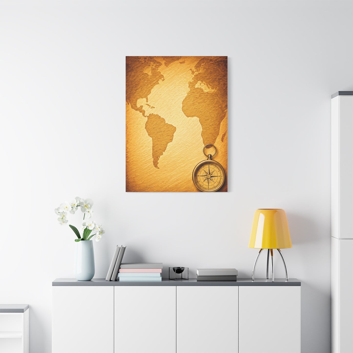 Compass Adventure World Map Wall Art & Canvas Prints