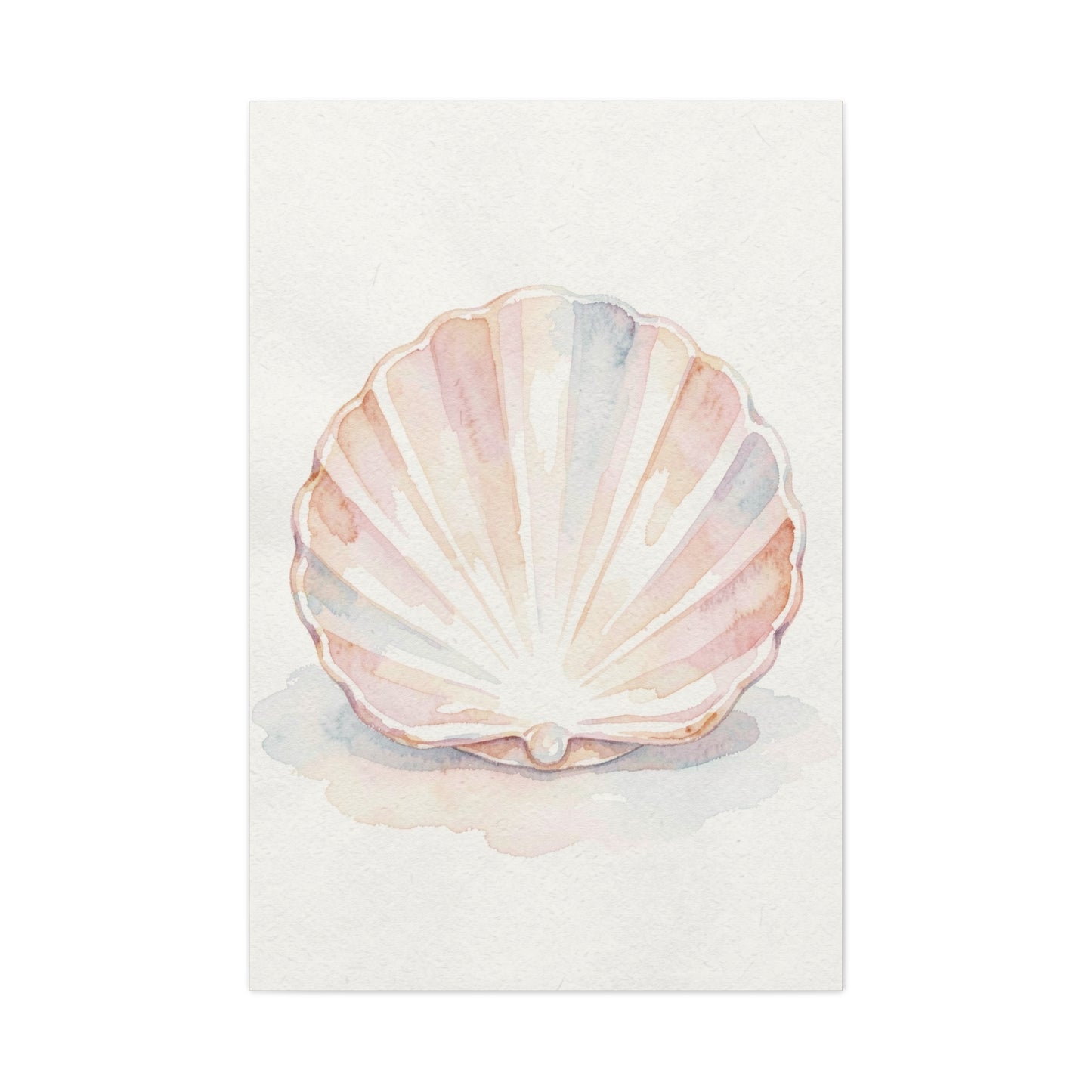 Blush Shell Elegance Wall Art & Canvas Prints