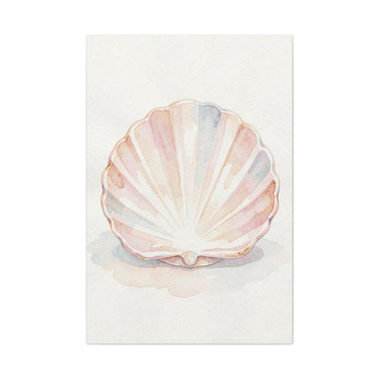 Blush Shell Elegance Wall Art & Canvas Prints