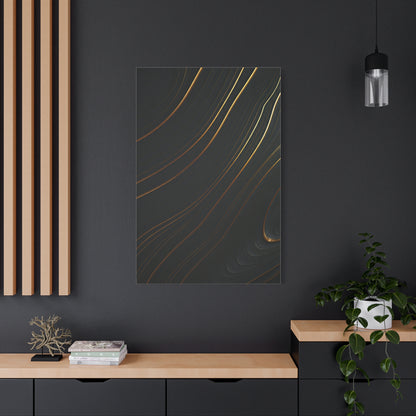 Golden Trace Minimalist Wall Art & Canvas Prints