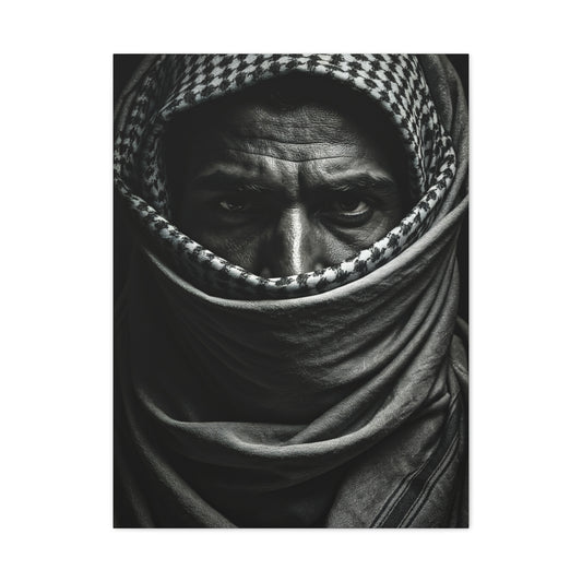 Eyes of Endurance Black & White Portrait Wall Art & Canvas Prints
