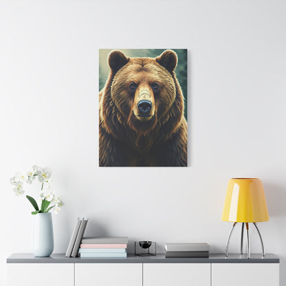 Grizzly Bear Profile Study Wall Art & Canvas Prints