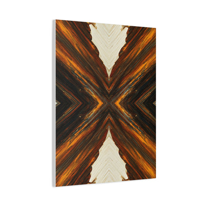 Symmetrical Earth Cross Abstract Wall Art & Canvas Prints